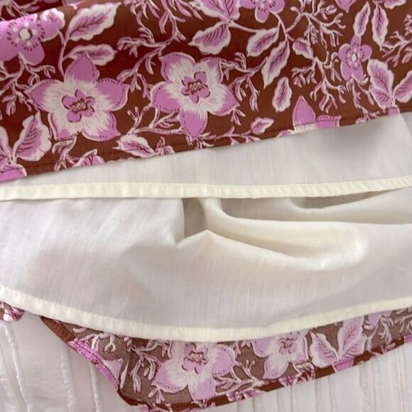 Jason Wu one shoulder floral cotton blend belted mini dress. M - Picture 13 of 16